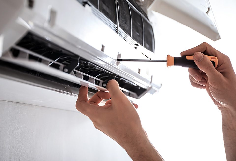 Fixing an air con unit